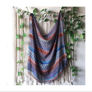 🎉Host Pick🎉 NWOT Multicolour Bohemian Shawl Scarf